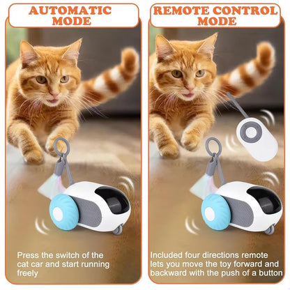 Cat Chase Car – Automatic Rolling Toy for Non-Stop Feline Fun